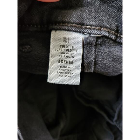 H&M Women's High Waisted Wide Bottom Boyfriend Denim Jeans-6 - Picture 7 of 8